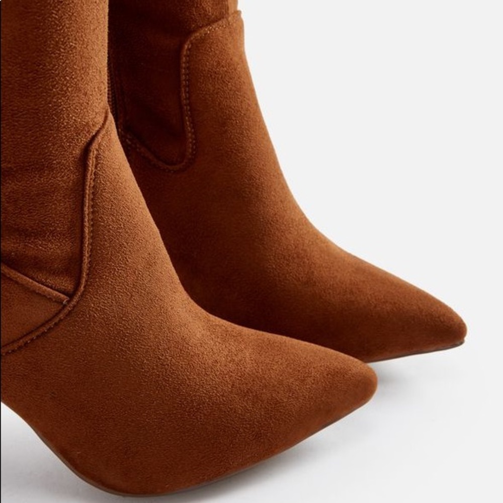 Mariam Over-The-Knee Boot in Cognac by JUSTFAB - Picture 4 of 6